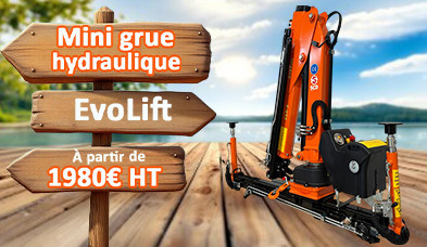Slide SCD équipements mini grue hydraulique Evo'Lift mobile
