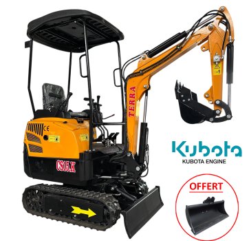 Mini pelle Terra CS15.K SCD Kubota